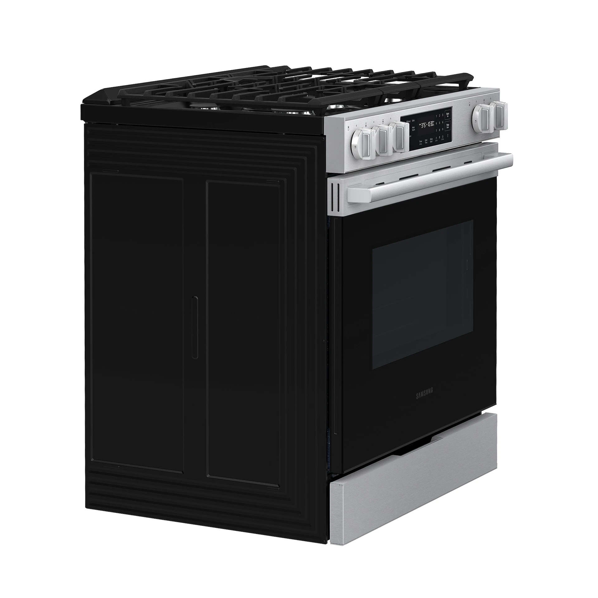 Bespoke Smart Slide-in Gas Range Pro Style Design | Air Fry Max Precision Knobs NSG70H60SRAA