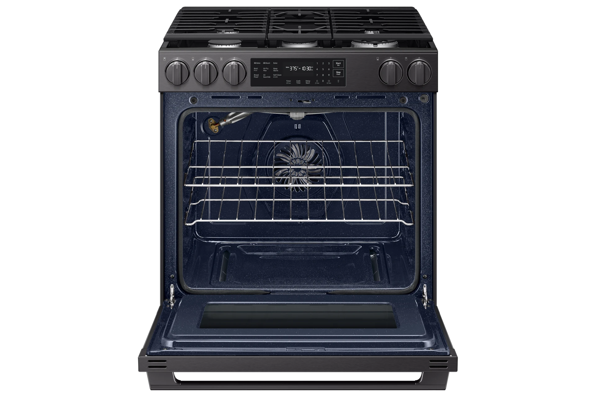 Bespoke Smart Slide-in Gas Range Pro Style Design | Air Fry Max True Convection NSG80H60SEAA