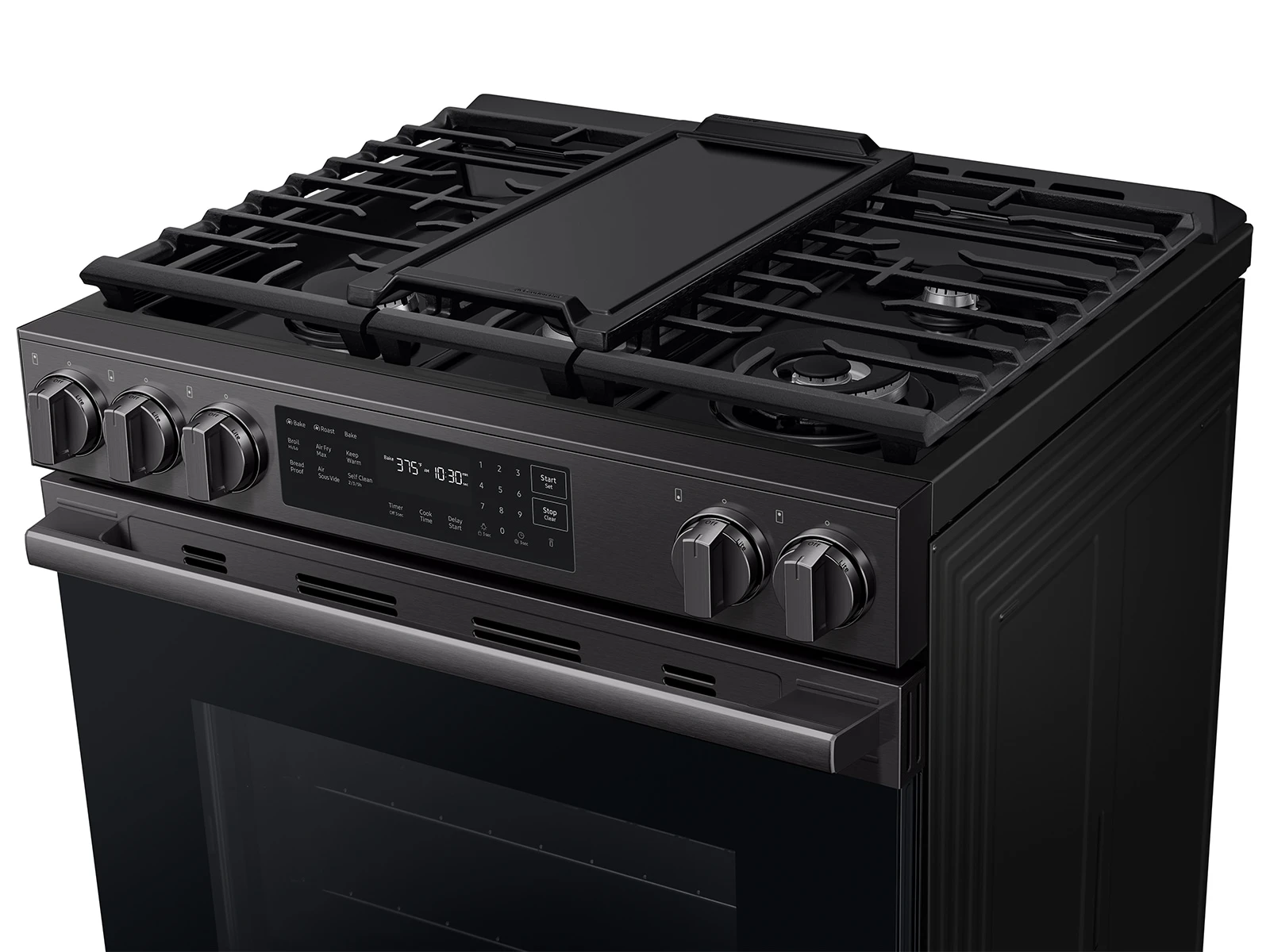 Bespoke Smart Slide-in Gas Range Pro Style Design | Air Fry Max True Convection NSG80H60SEAA
