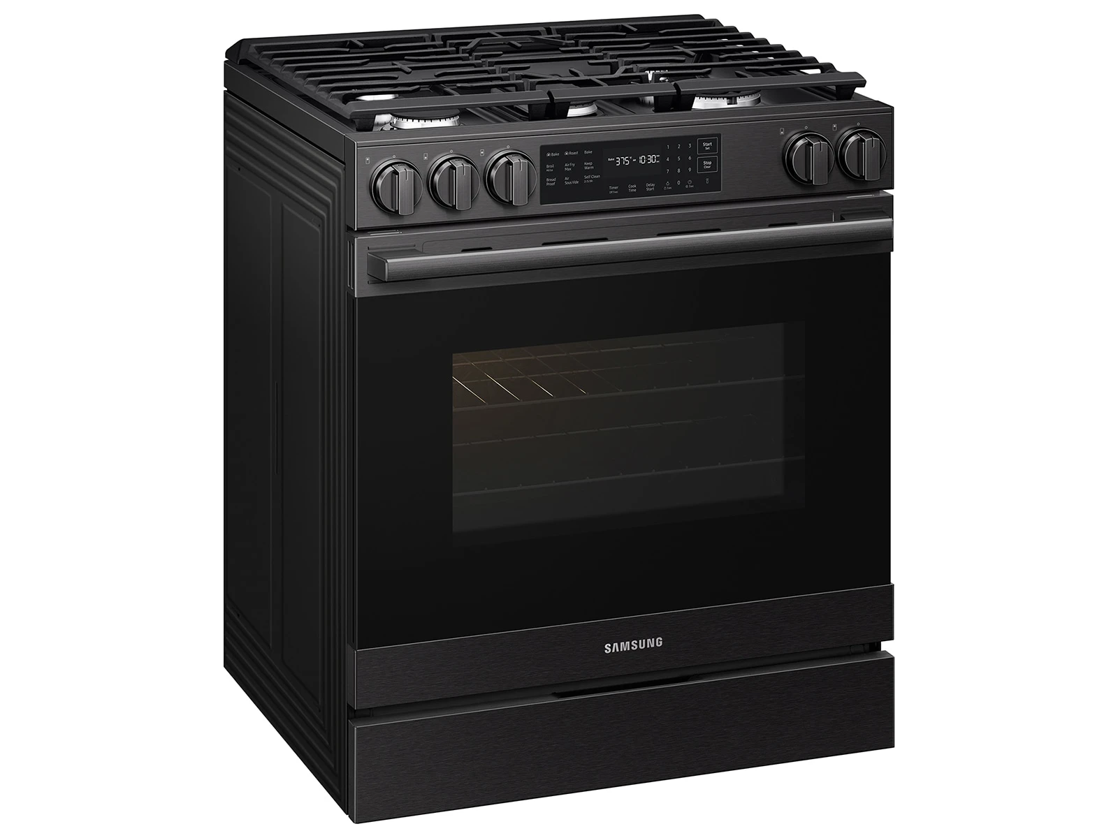 Bespoke Smart Slide-in Gas Range Pro Style Design | Air Fry Max True Convection NSG80H60SEAA
