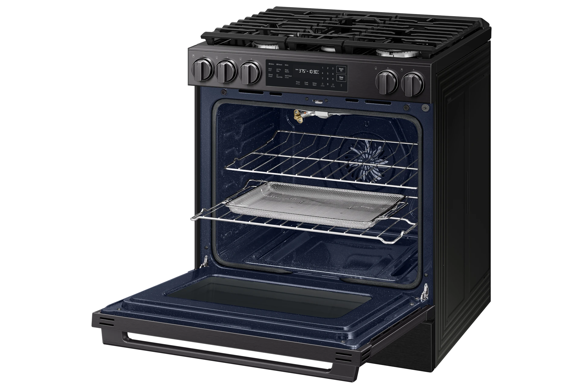 Bespoke Smart Slide-in Gas Range Pro Style Design | Air Fry Max True Convection NSG80H60SEAA