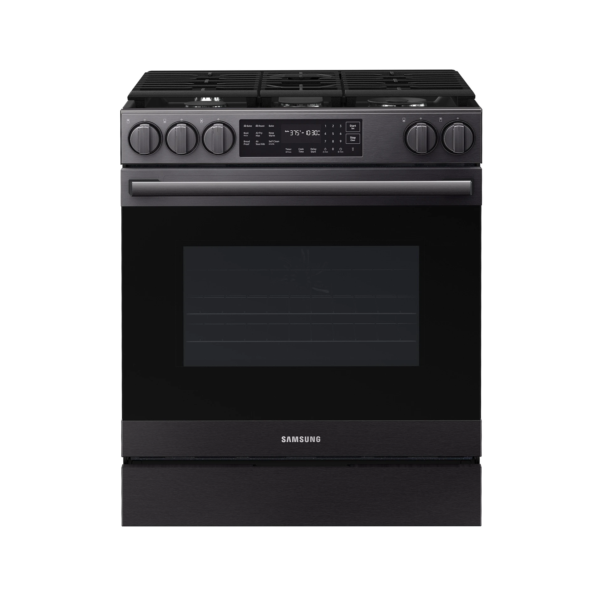 Bespoke Smart Slide-in Gas Range Pro Style Design | Air Fry Max True Convection NSG80H60SEAA