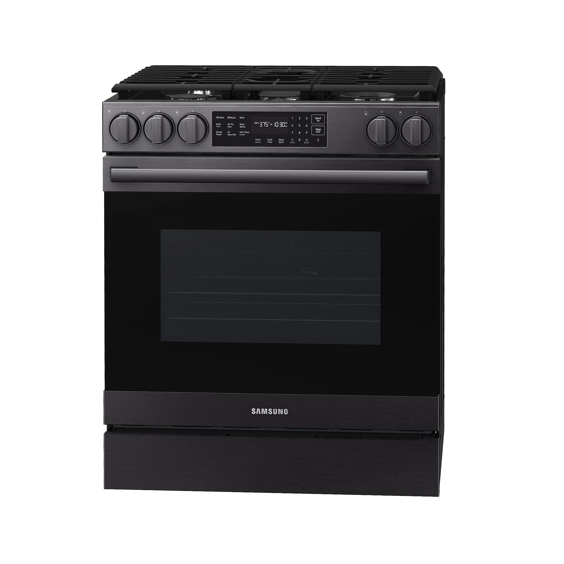 Bespoke Smart Slide-in Gas Range Pro Style Design | Air Fry Max True Convection NSG80H60SEAA