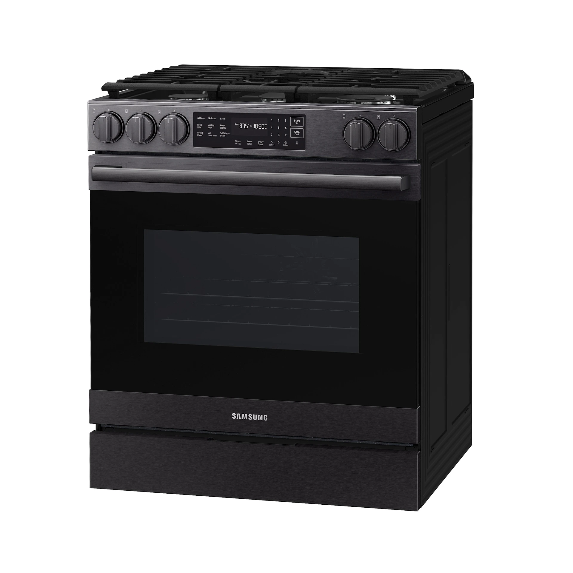Bespoke Smart Slide-in Gas Range Pro Style Design | Air Fry Max True Convection NSG80H60SEAA