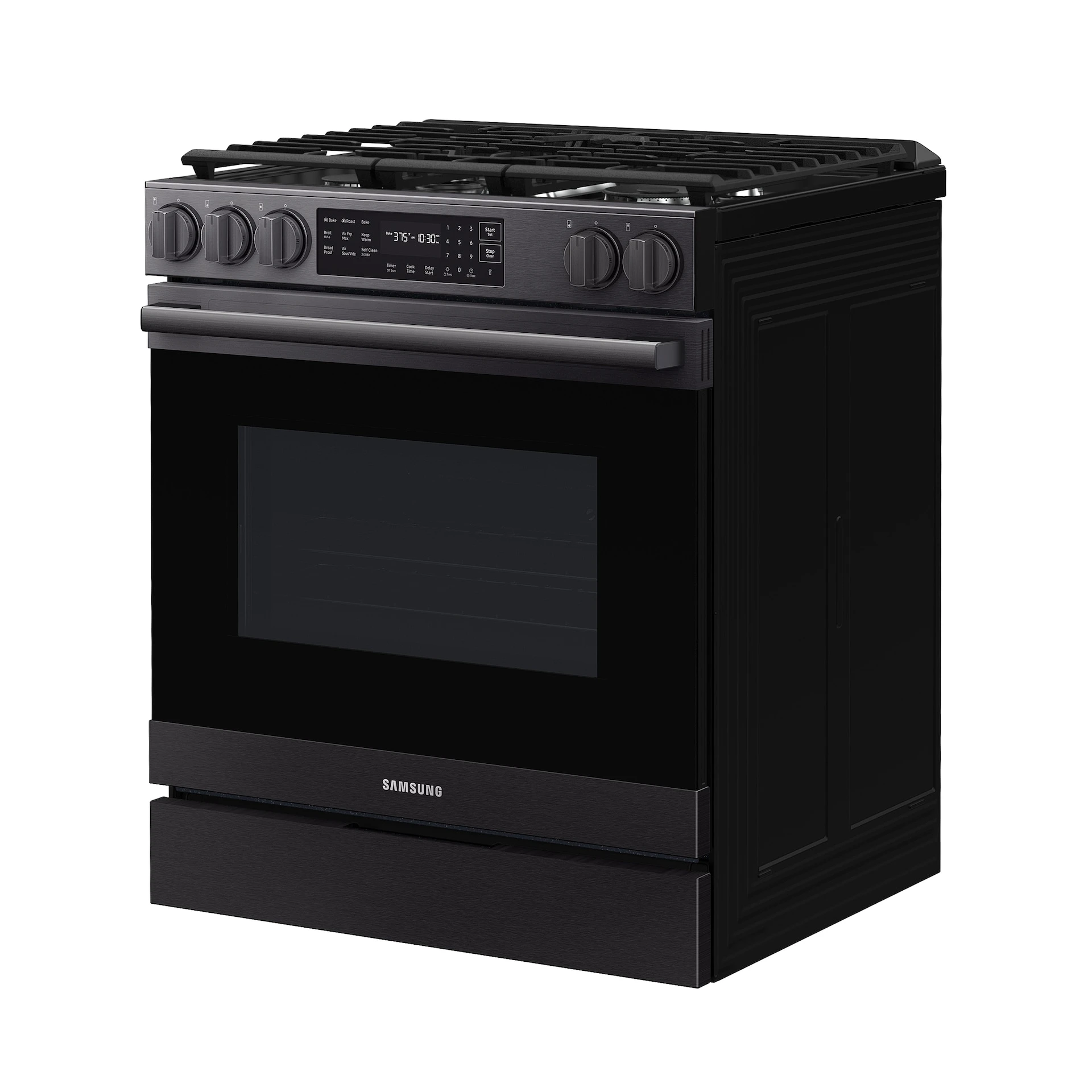 Bespoke Smart Slide-in Gas Range Pro Style Design | Air Fry Max True Convection NSG80H60SEAA