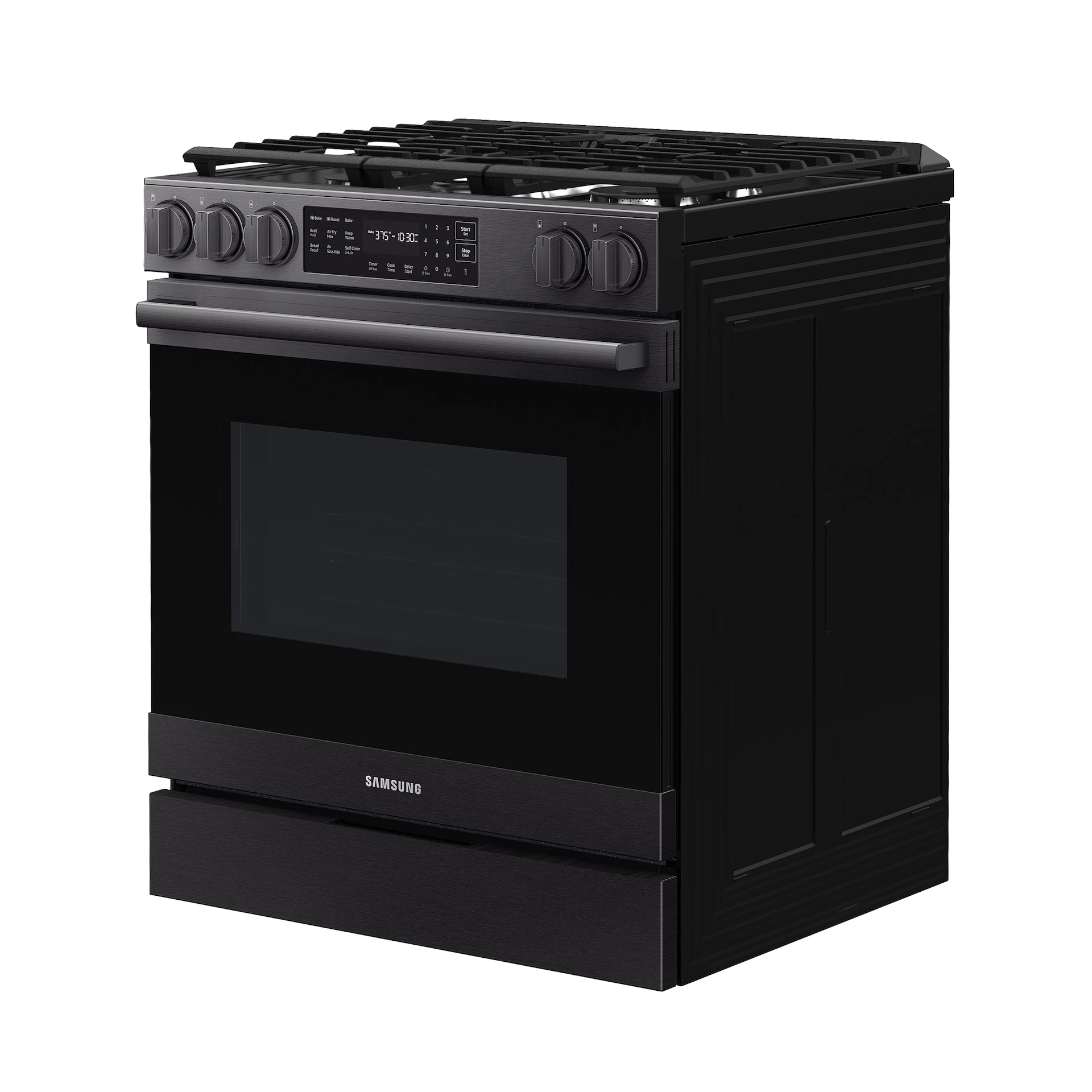 Bespoke Smart Slide-in Gas Range Pro Style Design | Air Fry Max True Convection NSG80H60SEAA