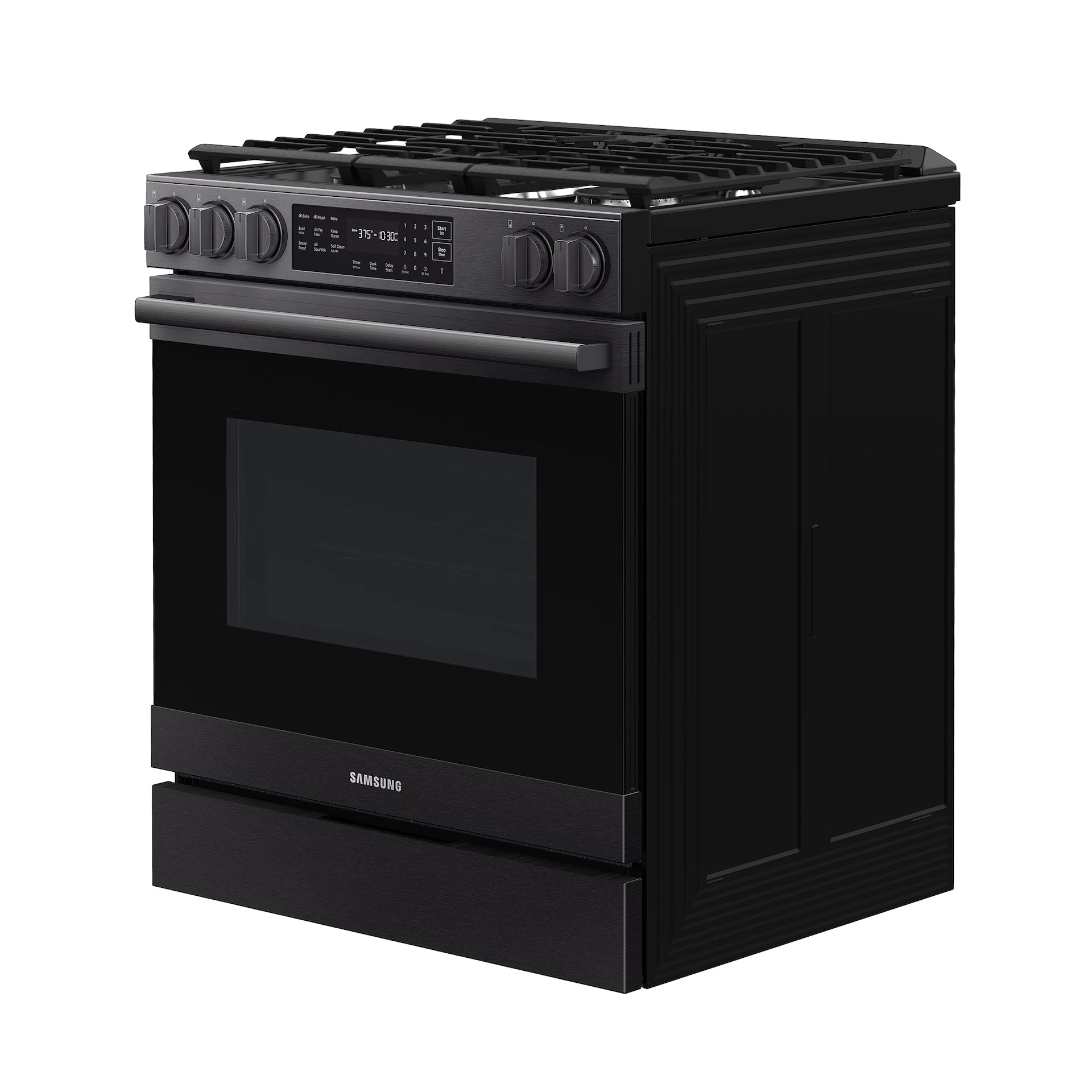 Bespoke Smart Slide-in Gas Range Pro Style Design | Air Fry Max True Convection NSG80H60SEAA