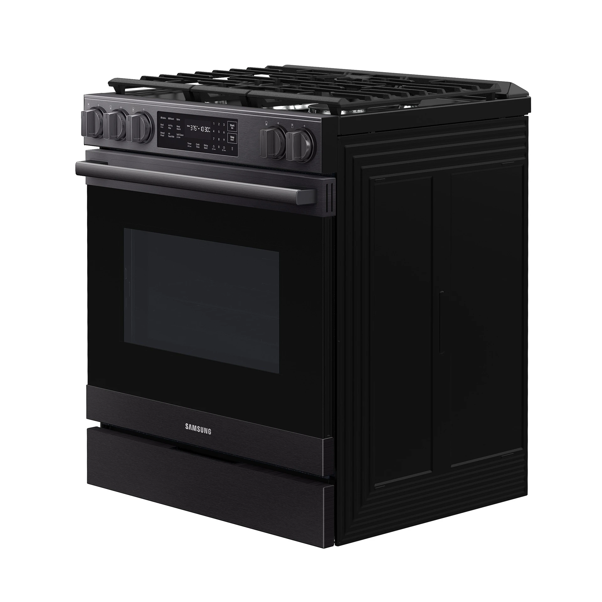Bespoke Smart Slide-in Gas Range Pro Style Design | Air Fry Max True Convection NSG80H60SEAA