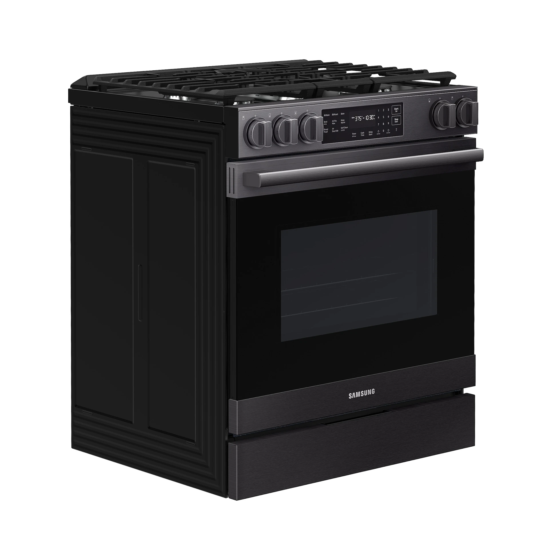Bespoke Smart Slide-in Gas Range Pro Style Design | Air Fry Max True Convection NSG80H60SEAA