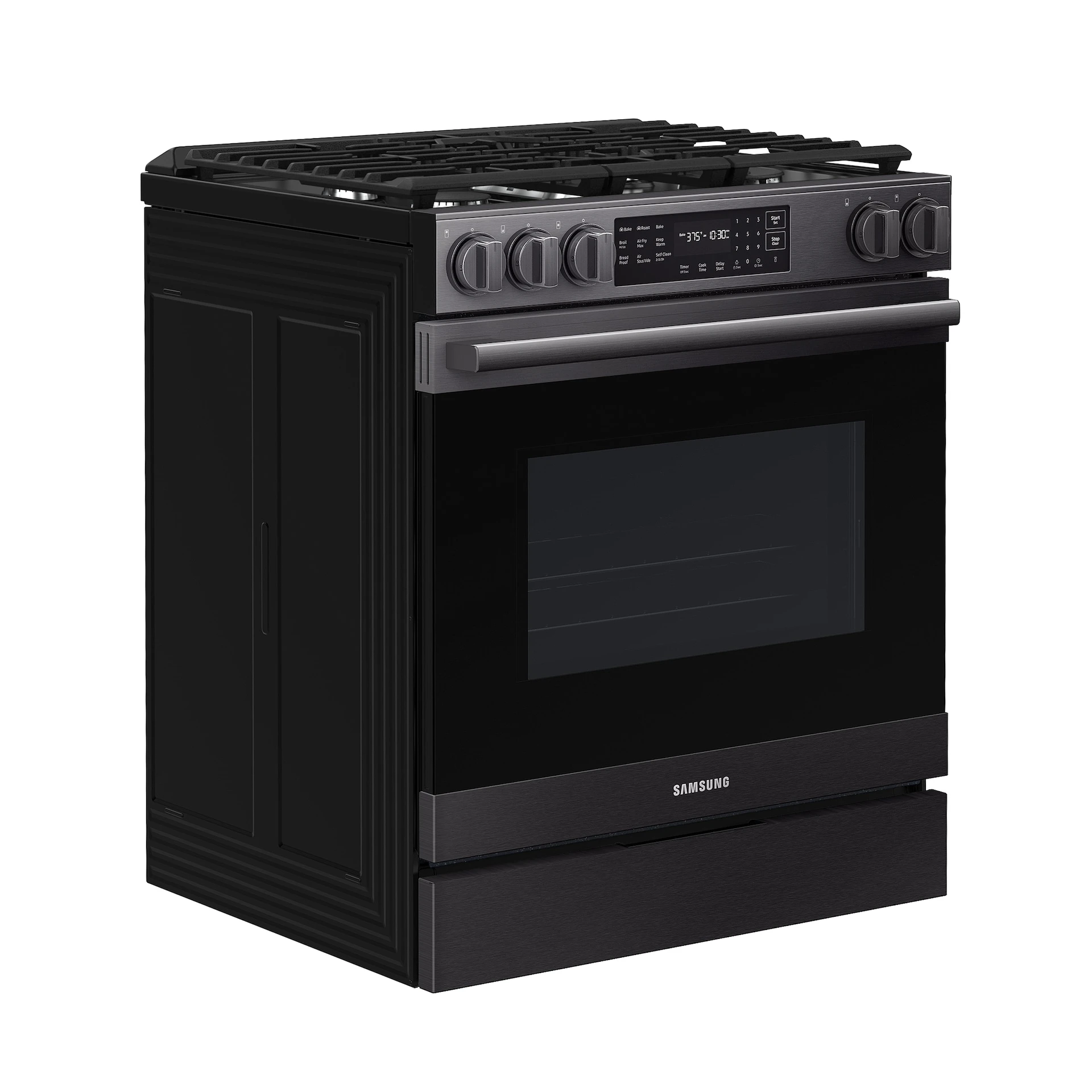 Bespoke Smart Slide-in Gas Range Pro Style Design | Air Fry Max True Convection NSG80H60SEAA