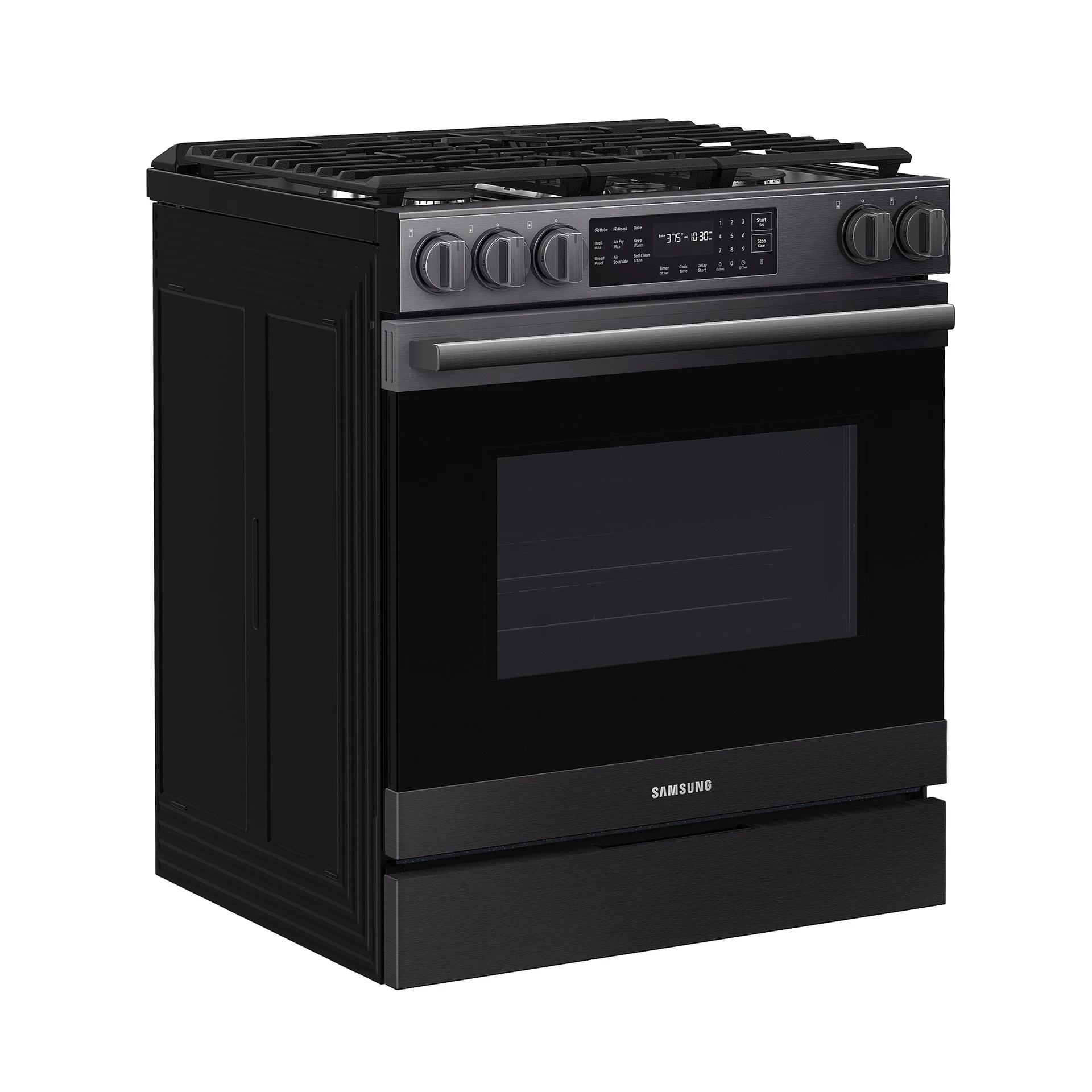 Bespoke Smart Slide-in Gas Range Pro Style Design | Air Fry Max True Convection NSG80H60SEAA