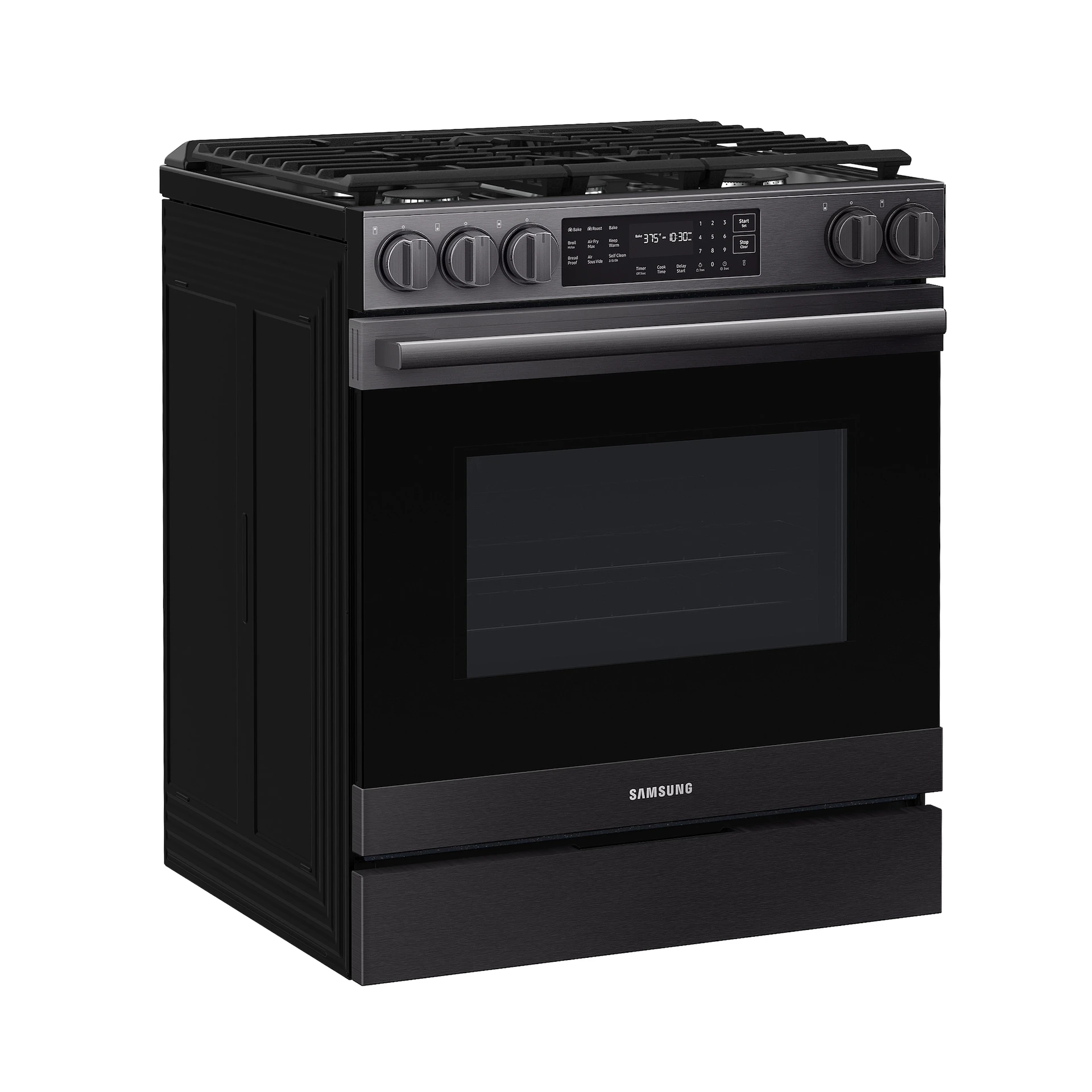 Bespoke Smart Slide-in Gas Range Pro Style Design | Air Fry Max True Convection NSG80H60SEAA