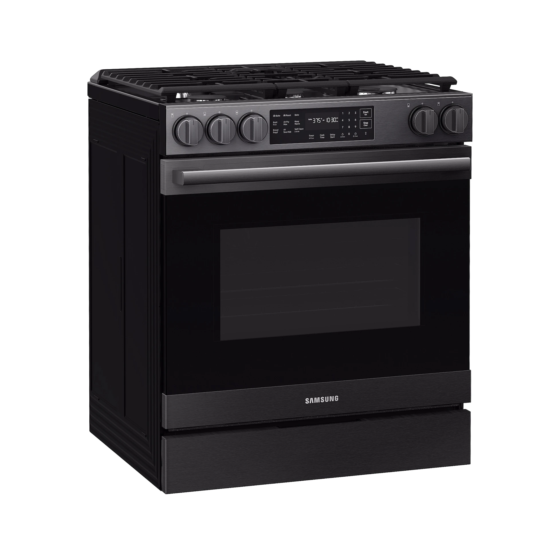 Bespoke Smart Slide-in Gas Range Pro Style Design | Air Fry Max True Convection NSG80H60SEAA