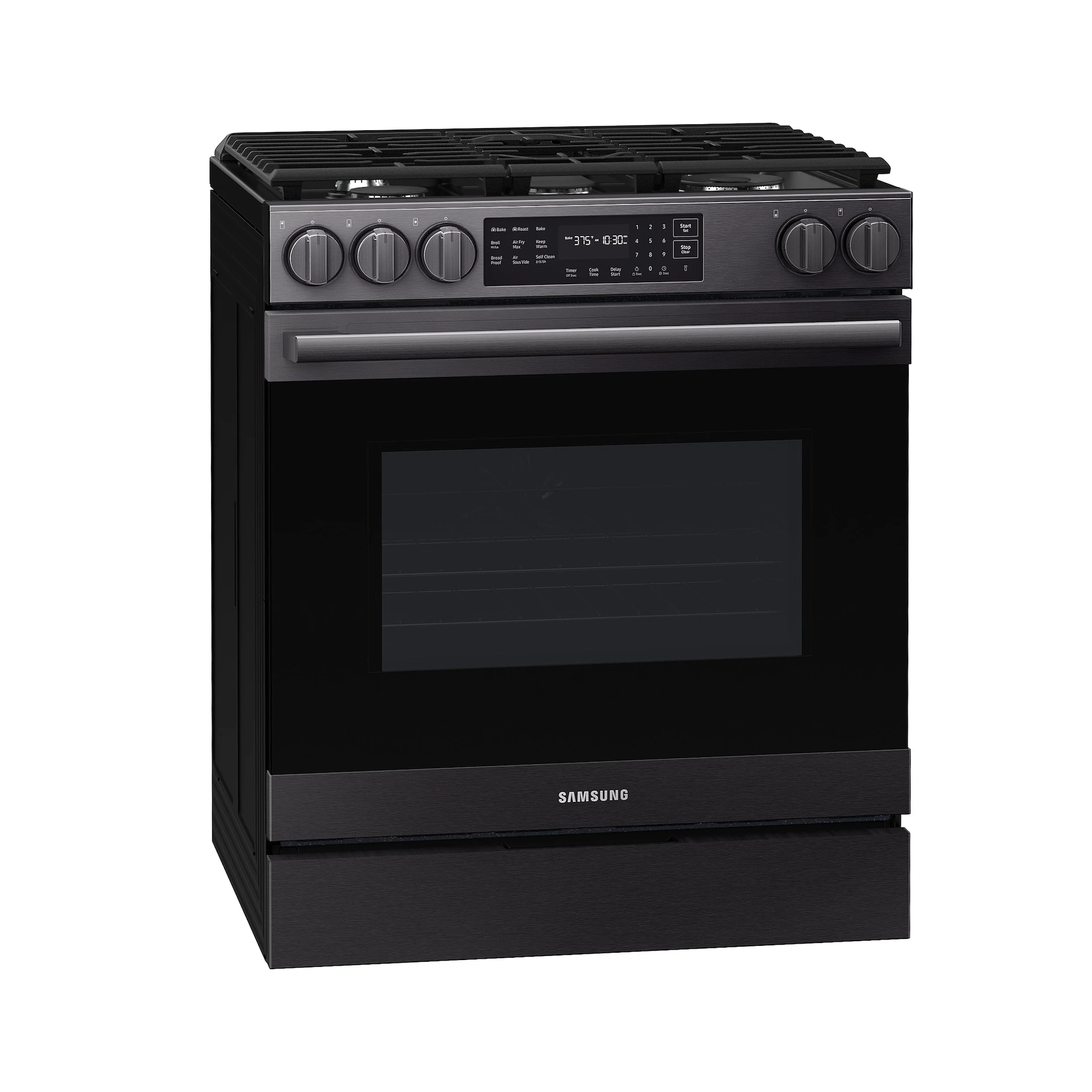 Bespoke Smart Slide-in Gas Range Pro Style Design | Air Fry Max True Convection NSG80H60SEAA