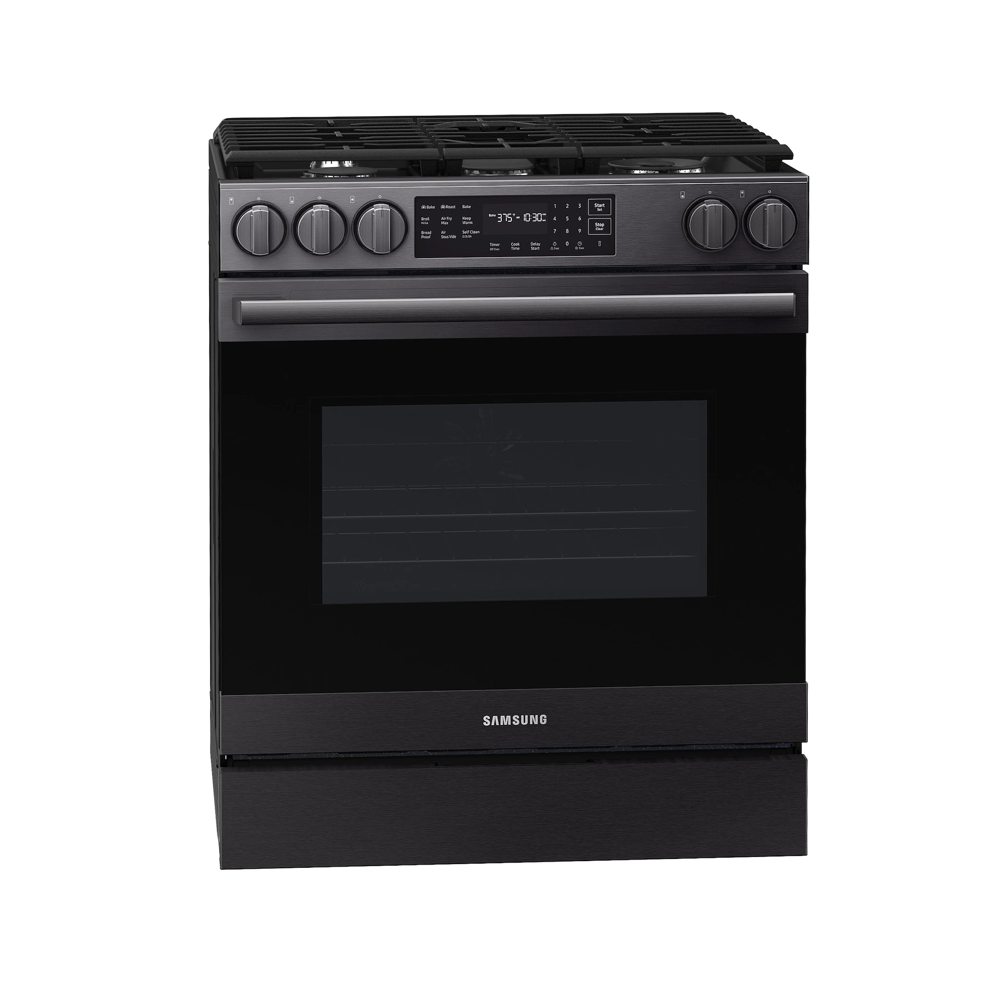 Bespoke Smart Slide-in Gas Range Pro Style Design | Air Fry Max True Convection NSG80H60SEAA