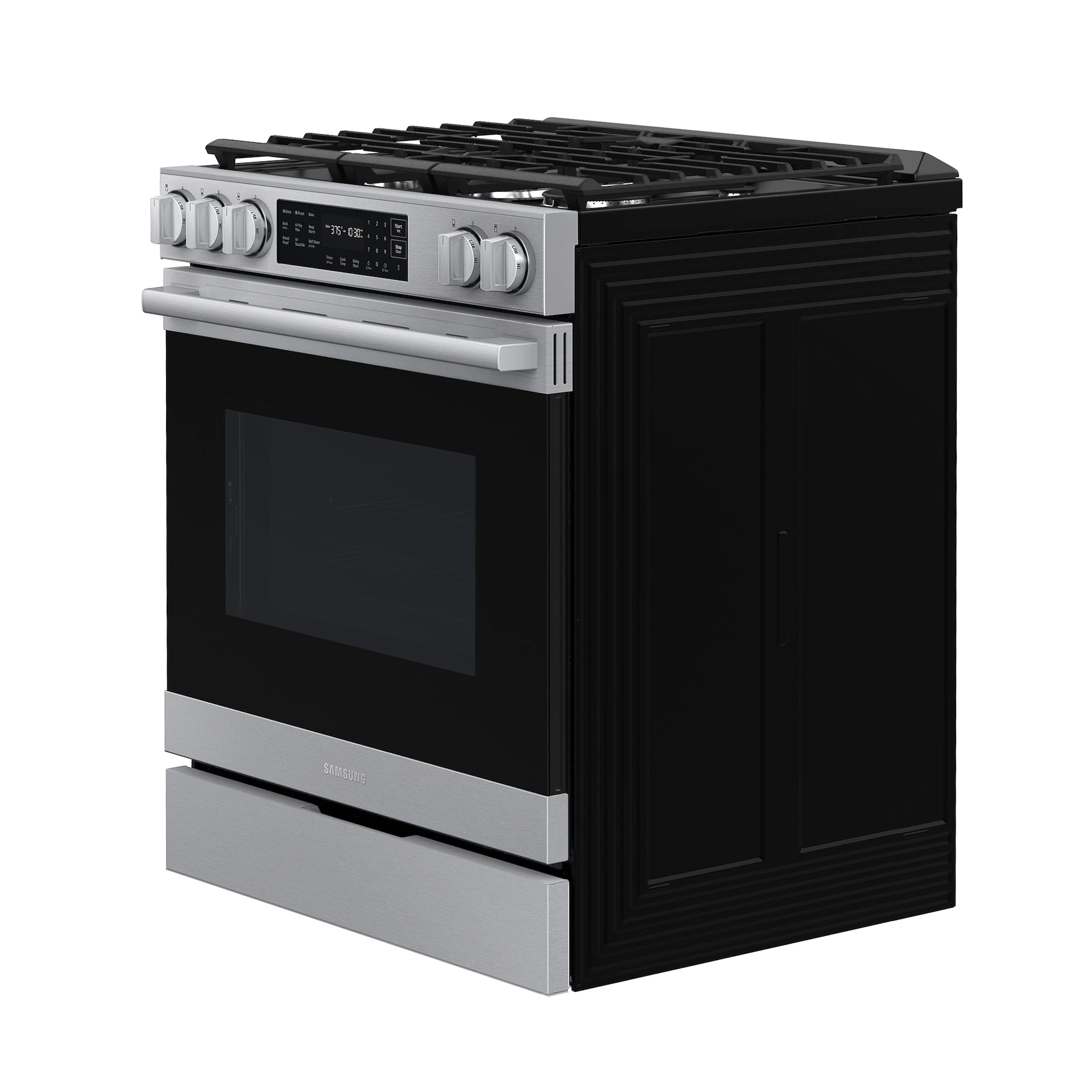 Bespoke Smart Slide-in Gas Range Pro Style Design | Air Fry Max True Convection NSG80H60SRAA