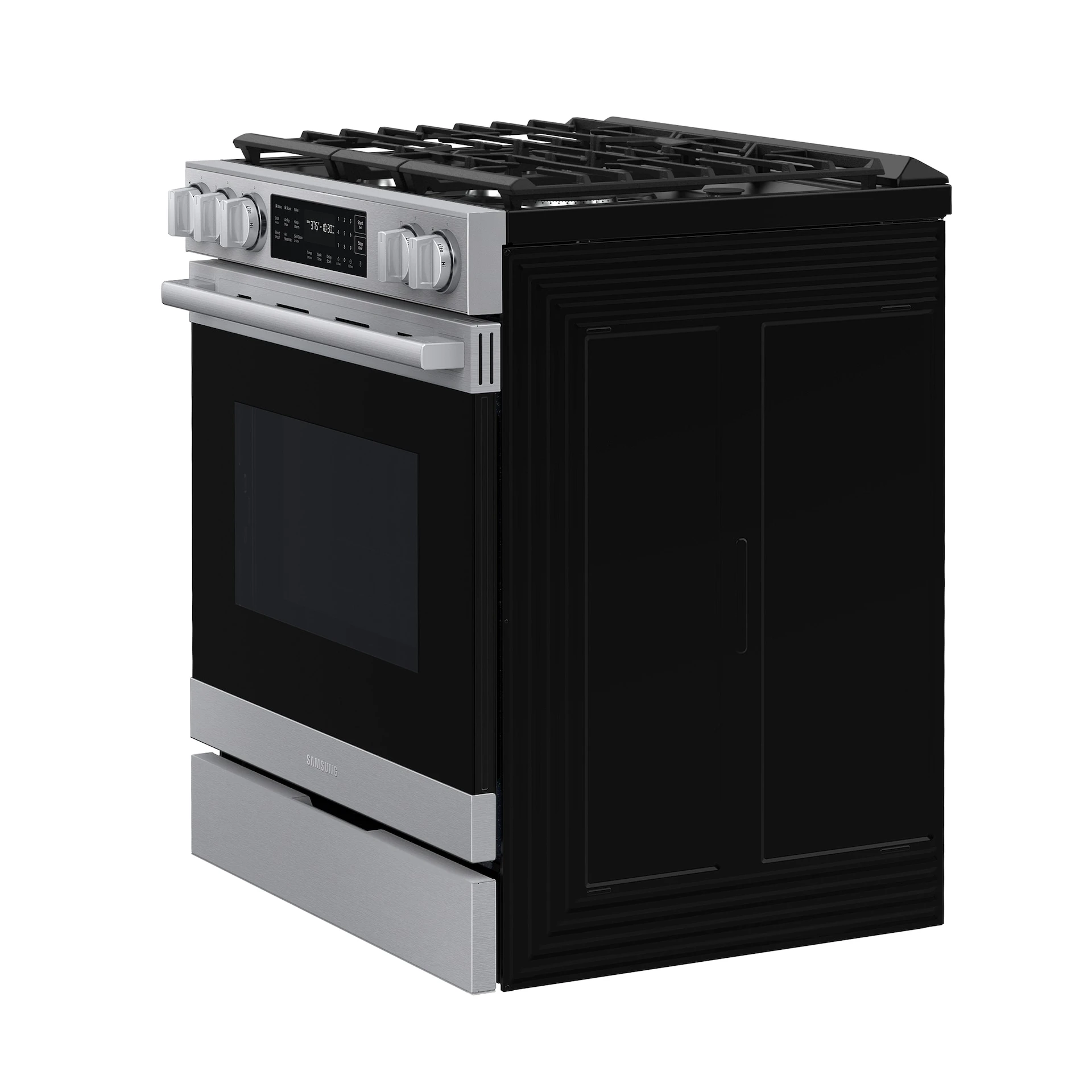 Bespoke Smart Slide-in Gas Range Pro Style Design | Air Fry Max True Convection NSG80H60SRAA