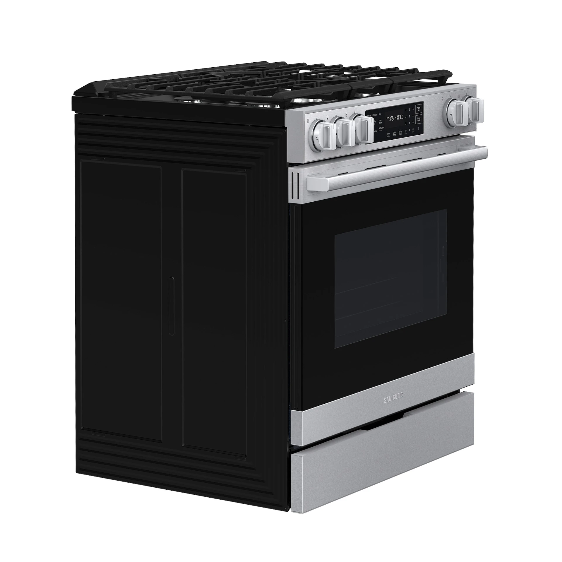 Bespoke Smart Slide-in Gas Range Pro Style Design | Air Fry Max True Convection NSG80H60SRAA