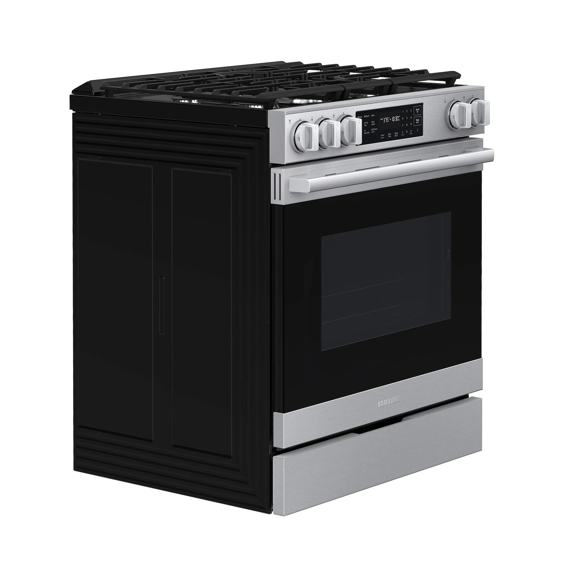 Bespoke Smart Slide-in Gas Range Pro Style Design | Air Fry Max True Convection NSG80H60SRAA