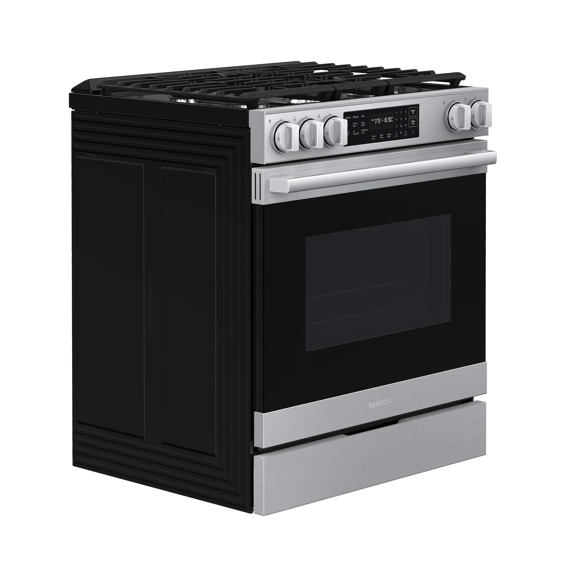 Bespoke Smart Slide-in Gas Range Pro Style Design | Air Fry Max True Convection NSG80H60SRAA