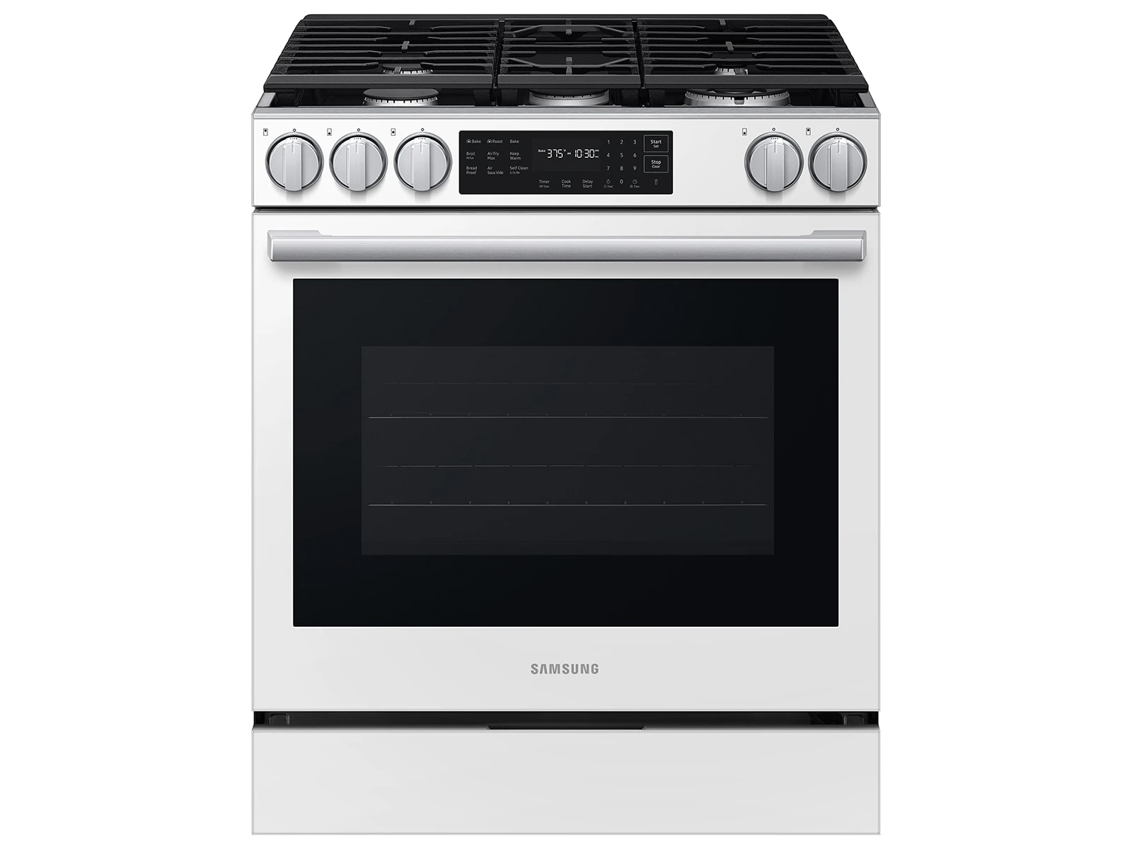 Bespoke Smart Slide-in Gas Range Pro Style Design | Air Fry Max True Convection NSG80H60SWAA