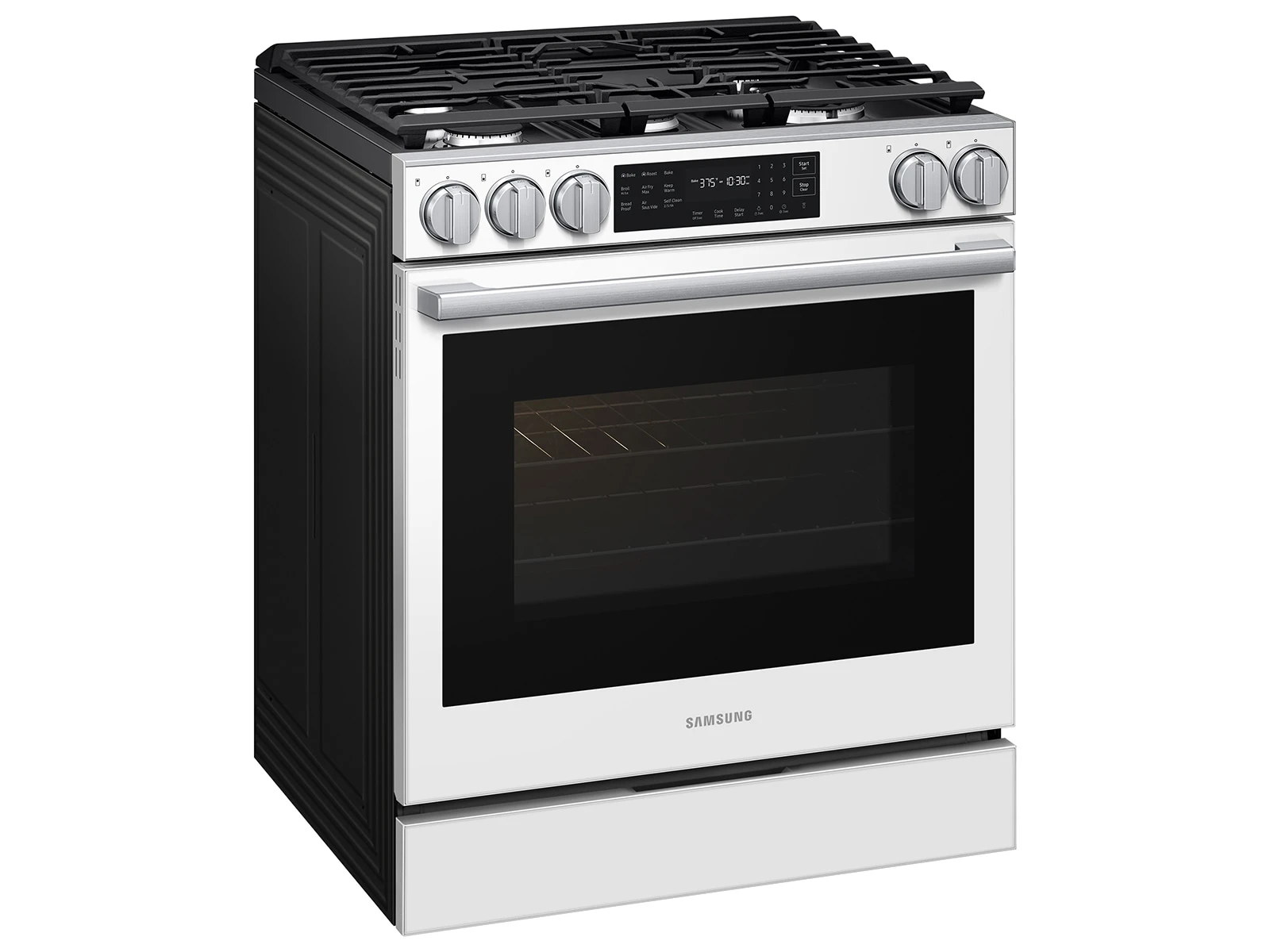 Bespoke Smart Slide-in Gas Range Pro Style Design | Air Fry Max True Convection NSG80H60SWAA