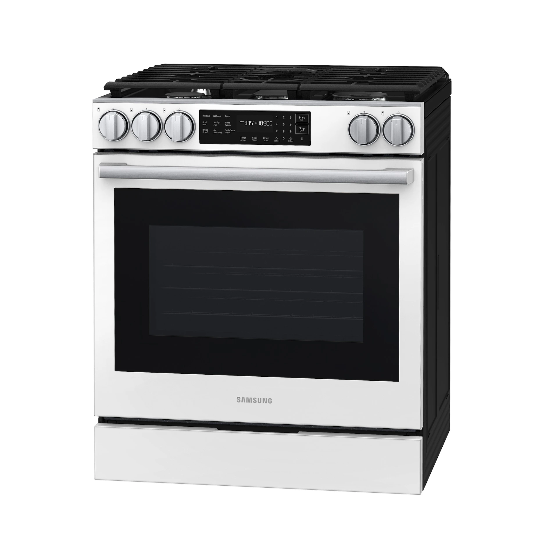 Bespoke Smart Slide-in Gas Range Pro Style Design | Air Fry Max True Convection NSG80H60SWAA