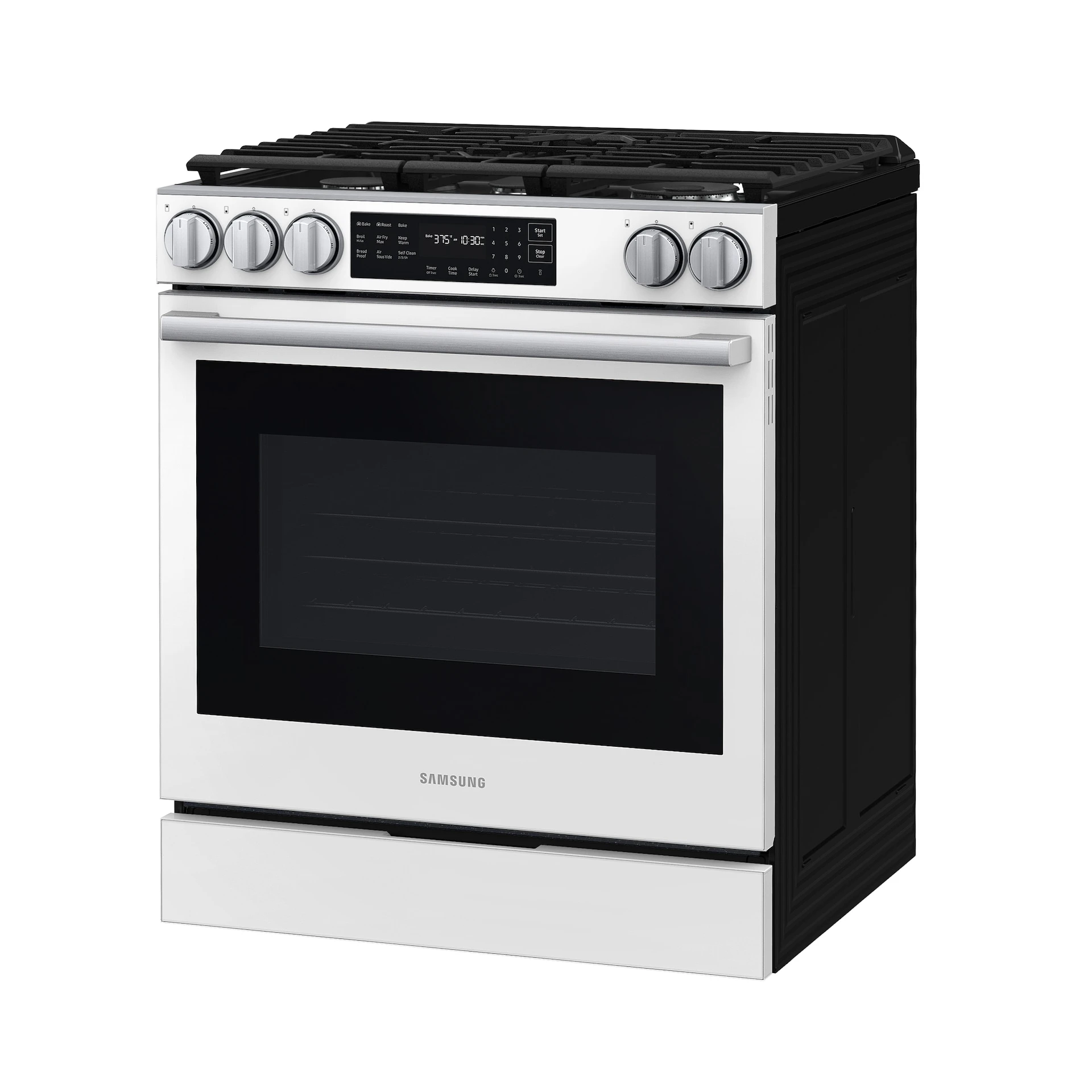 Bespoke Smart Slide-in Gas Range Pro Style Design | Air Fry Max True Convection NSG80H60SWAA
