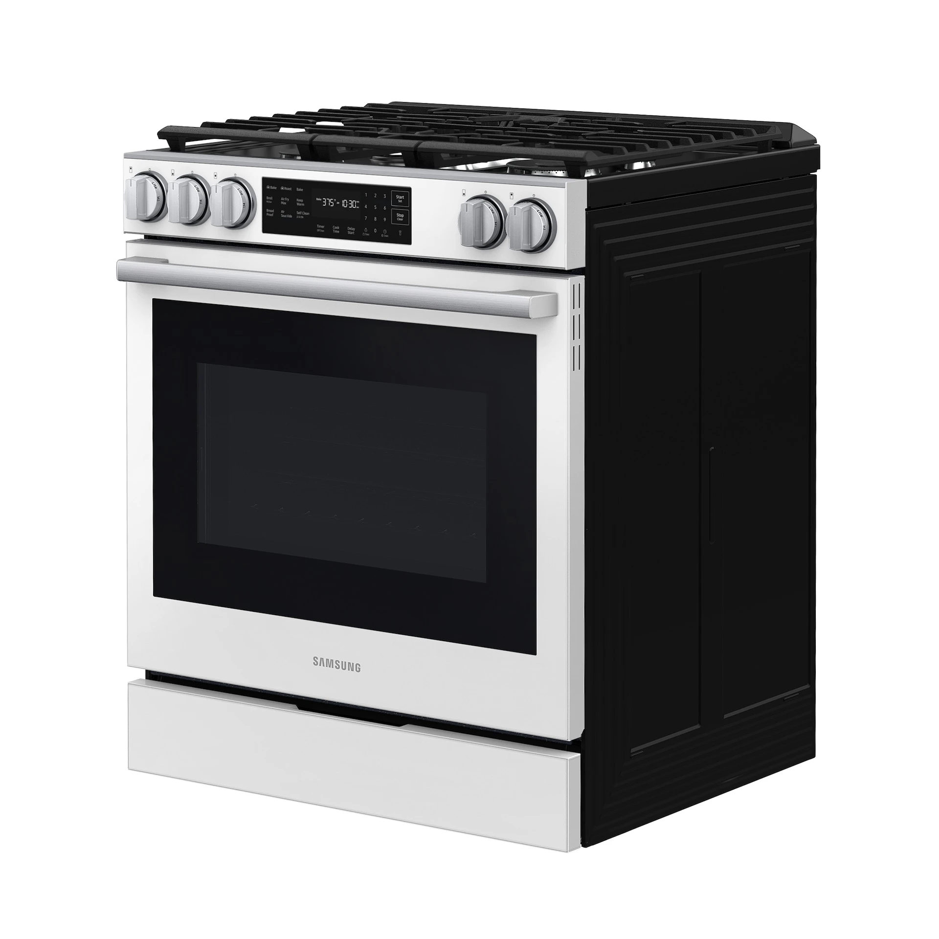Bespoke Smart Slide-in Gas Range Pro Style Design | Air Fry Max True Convection NSG80H60SWAA