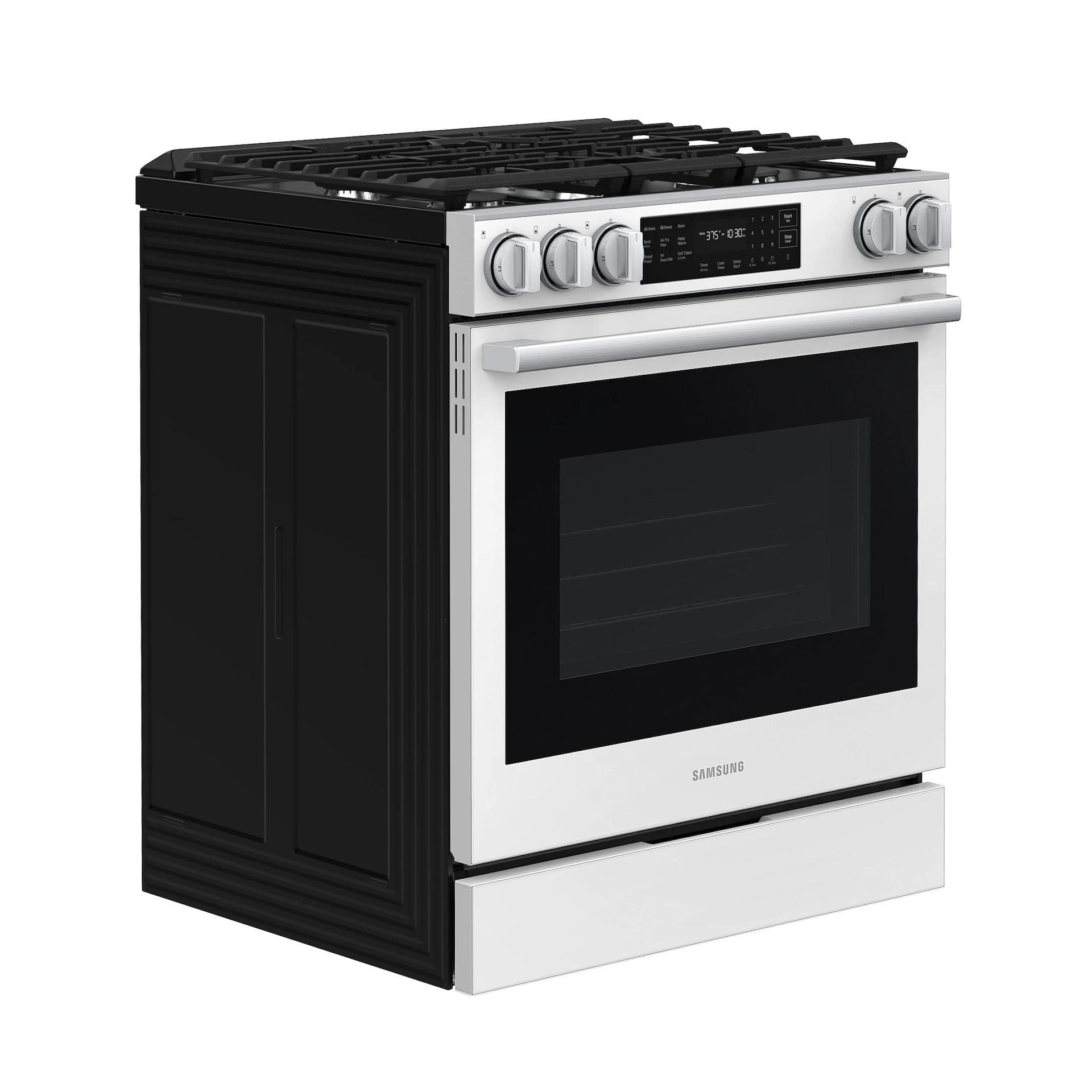 Bespoke Smart Slide-in Gas Range Pro Style Design | Air Fry Max True Convection NSG80H60SWAA
