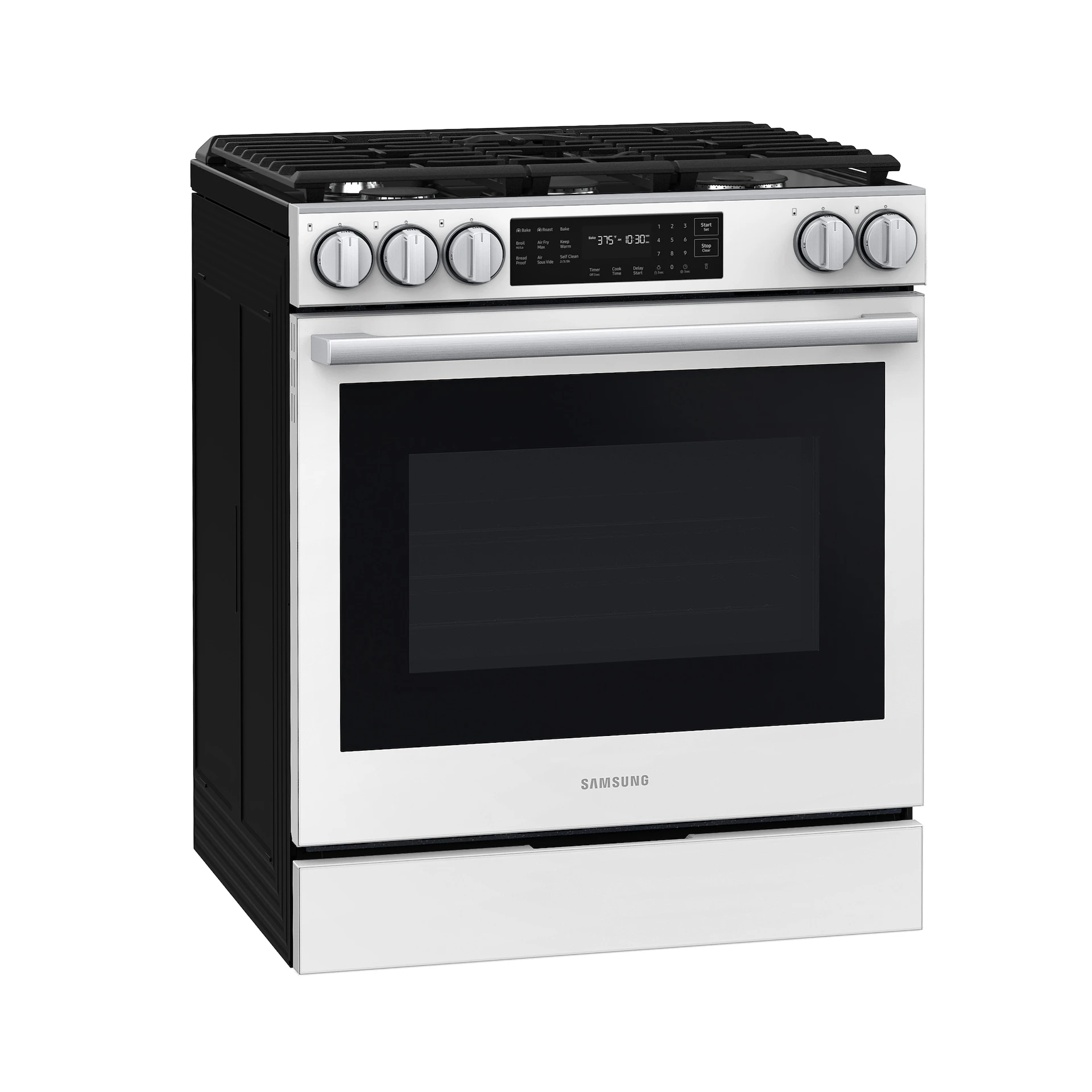 Bespoke Smart Slide-in Gas Range Pro Style Design | Air Fry Max True Convection NSG80H60SWAA