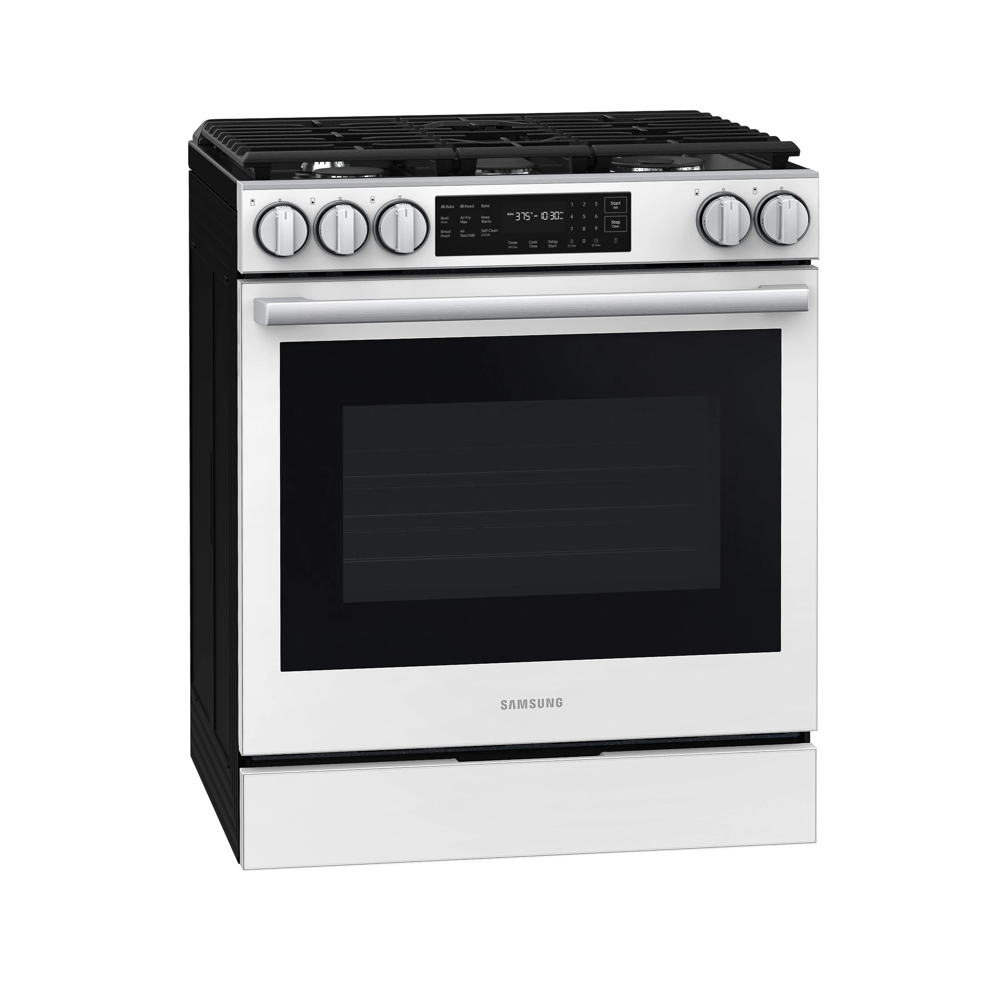 Bespoke Smart Slide-in Gas Range Pro Style Design | Air Fry Max True Convection NSG80H60SWAA