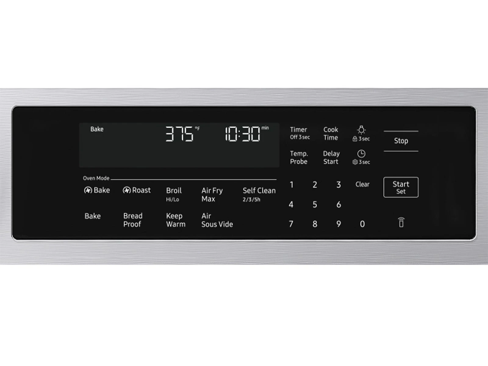 Bespoke Smart Slide-in Gas Range Pro Style Elite Design | Illuminated Knobs | Air Fry Max NSG90H60SRAA