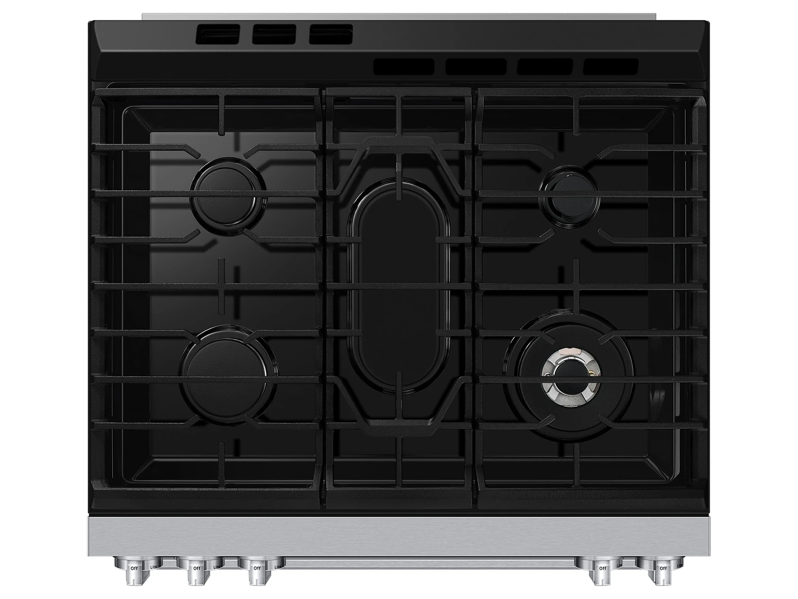 Bespoke Smart Slide-in Gas Range Pro Style Elite Design | Illuminated Knobs | Air Fry Max NSG90H60SRAA