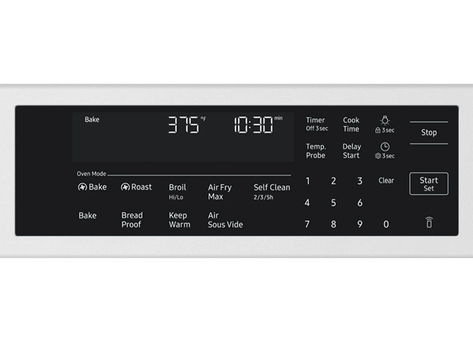 Bespoke Smart Slide-in Gas Range Pro Style Elite Design | Illuminated Knobs | Air Fry Max NSG90H60SWAA
