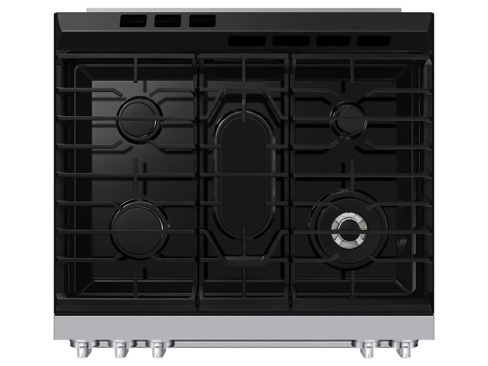 Bespoke Smart Slide-in Gas Range Pro Style Elite Design | Illuminated Knobs | Air Fry Max NSG90H60SWAA