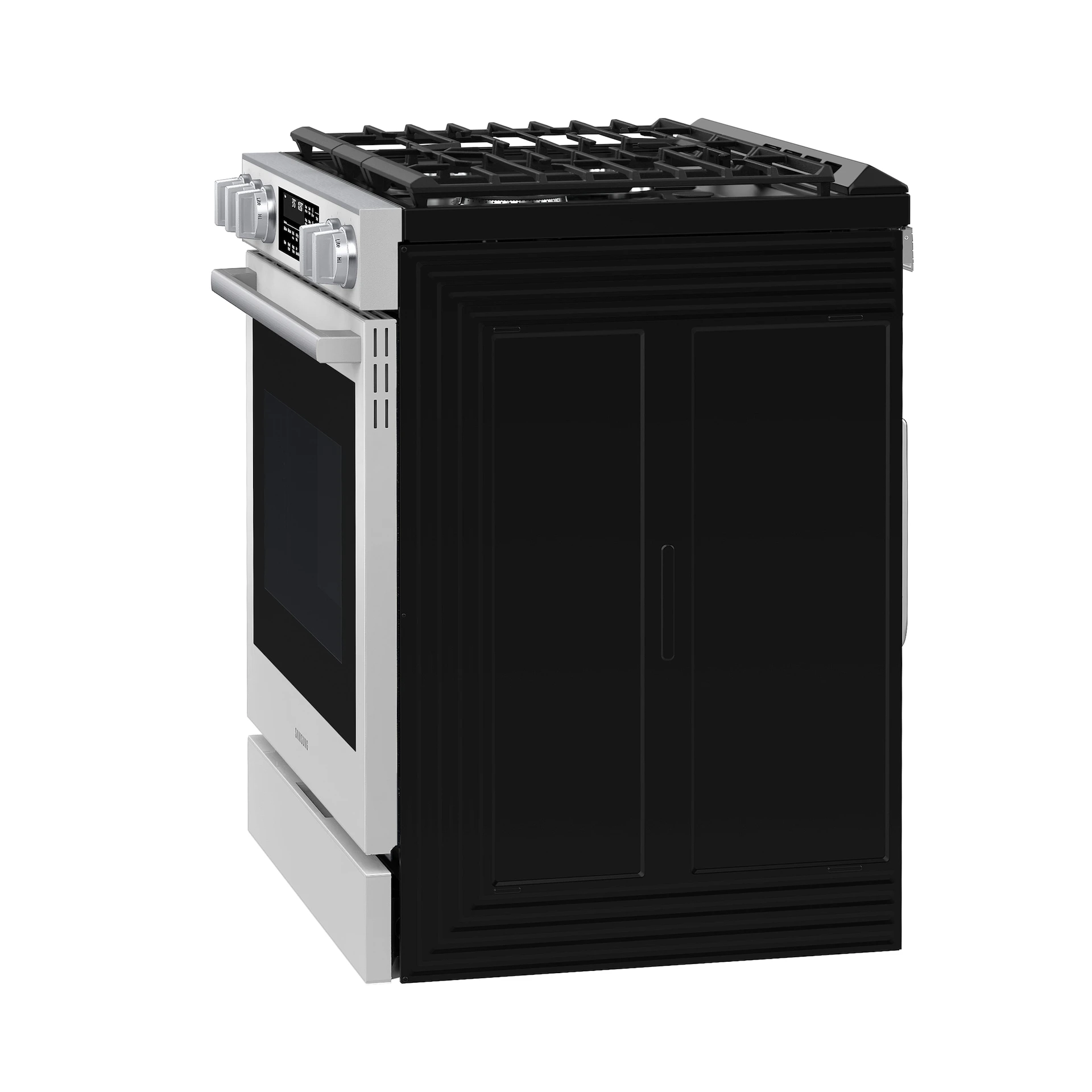 Bespoke Smart Slide-in Gas Range Pro Style Elite Design | Illuminated Knobs | Air Fry Max NSG90H60SWAA