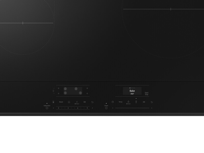 Bespoke Slide-in Induction Range Anti-Scratch Glass Cooktop | Wi-Fi | 6.3 cu.ft. NSI6DB930012AA
