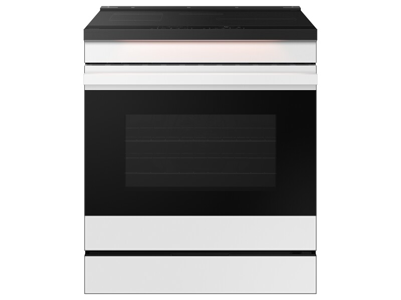 Bespoke 6.3 cu. ft. Smart Slide-In Induction Range with Ambient Edge Lighting™ & Air Sous Vide in Stainless Steel NSI6DG9500SRAA
