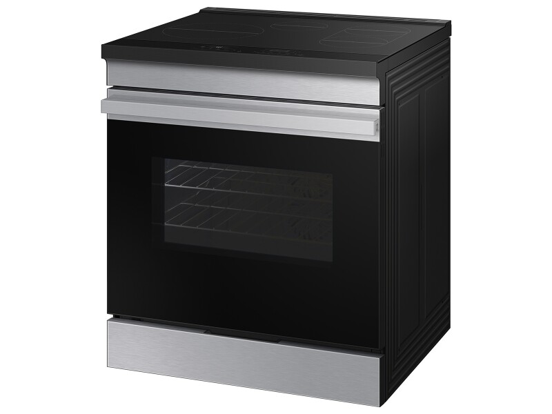 Bespoke Slide-in Induction Range Anti-Scratch Glass Cooktop | Wi-Fi | 6.3 cu.ft. NSI6DG9300SRAA