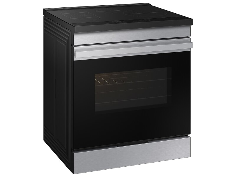 Bespoke Slide-in Induction Range Anti-Scratch Glass Cooktop | Wi-Fi | 6.3 cu.ft. NSI6DG9300SRAA
