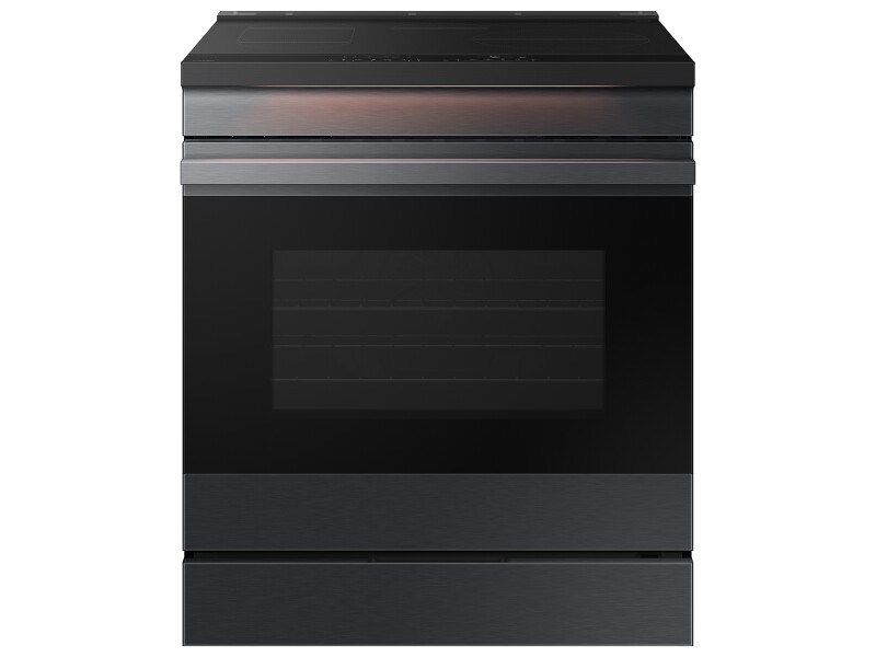 Bespoke 6.3 cu. ft. Smart Slide-In Induction Range with Ambient Edge Lighting™ & Air Sous Vide in Stainless Steel NSI6DG9500SRAA