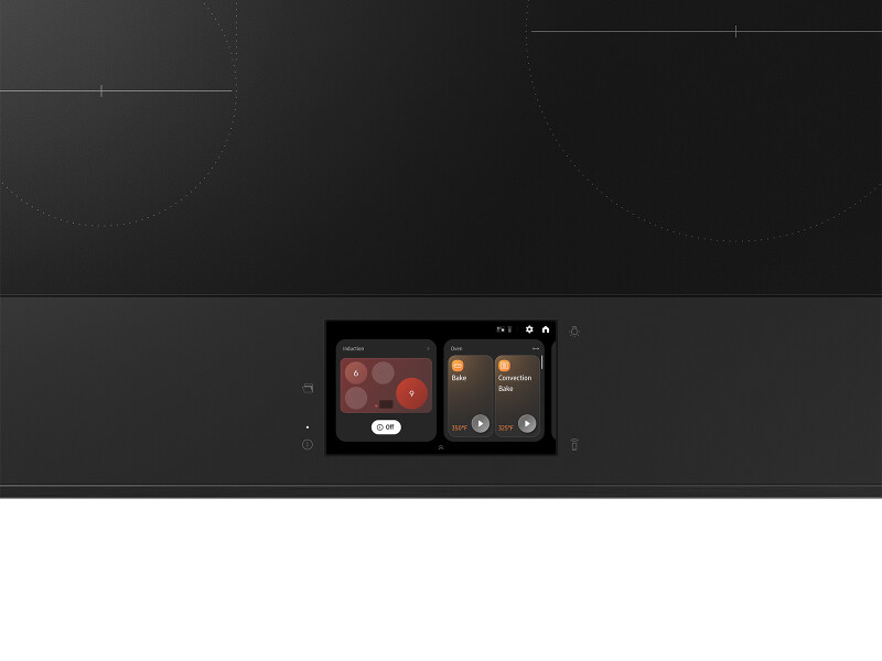 Bespoke 6.3 cu. ft. Smart Slide-In Induction Range with AI Home & Smart Oven Camera in Stainless Steel NSI6DG9900SRAA