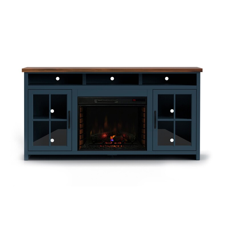 Nantucket 74" Fireplace Console NT5110BWK