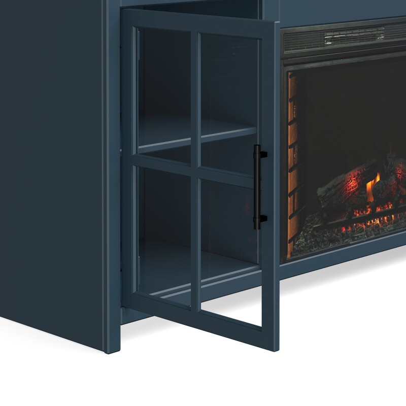 Nantucket 74" Fireplace Console NT5110BWK