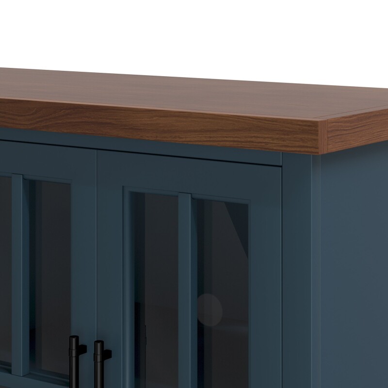 Nantucket 97" Fireplace Console NT5410BWK