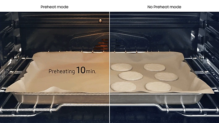 Skip preheating