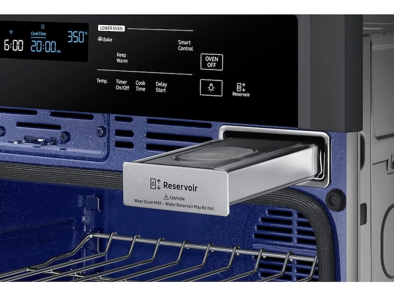 30" Smart Double Wall Oven with Steam Cook NV51K6650DGAA
