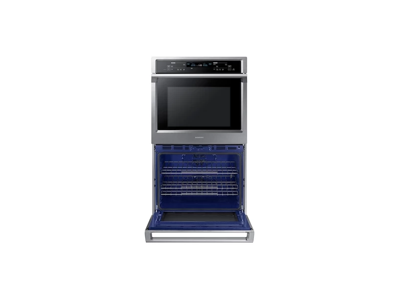 30" Smart Double Electric Wall Oven with Steam Cook in Stainless Steel NV51K6650DSAA