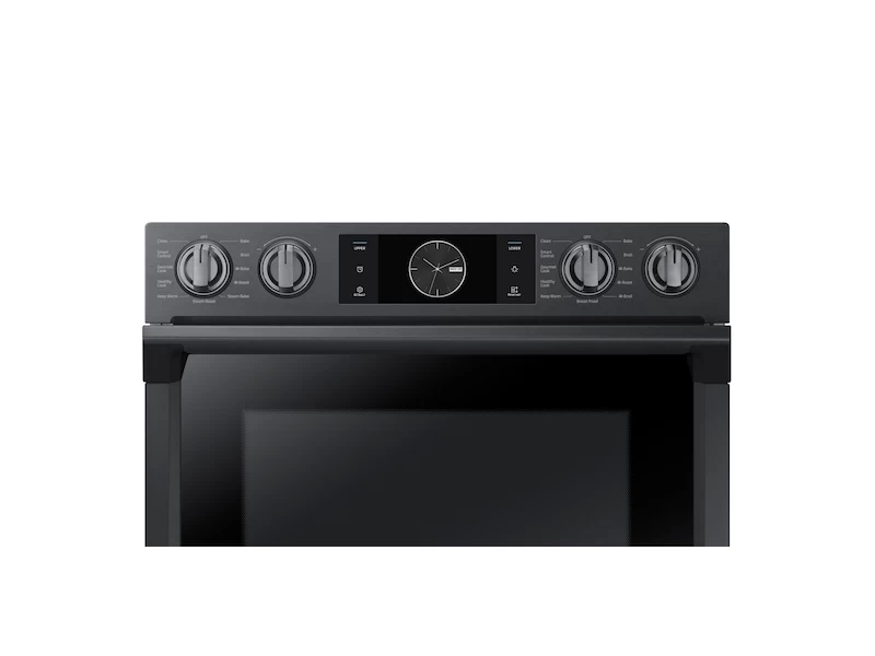 30" Smart Double Wall Oven with Flex Duo™ in Black Stainless Steel NV51K7770DGAA